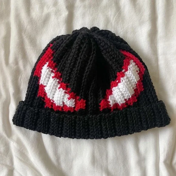 Crochet Spider-Man beanie
